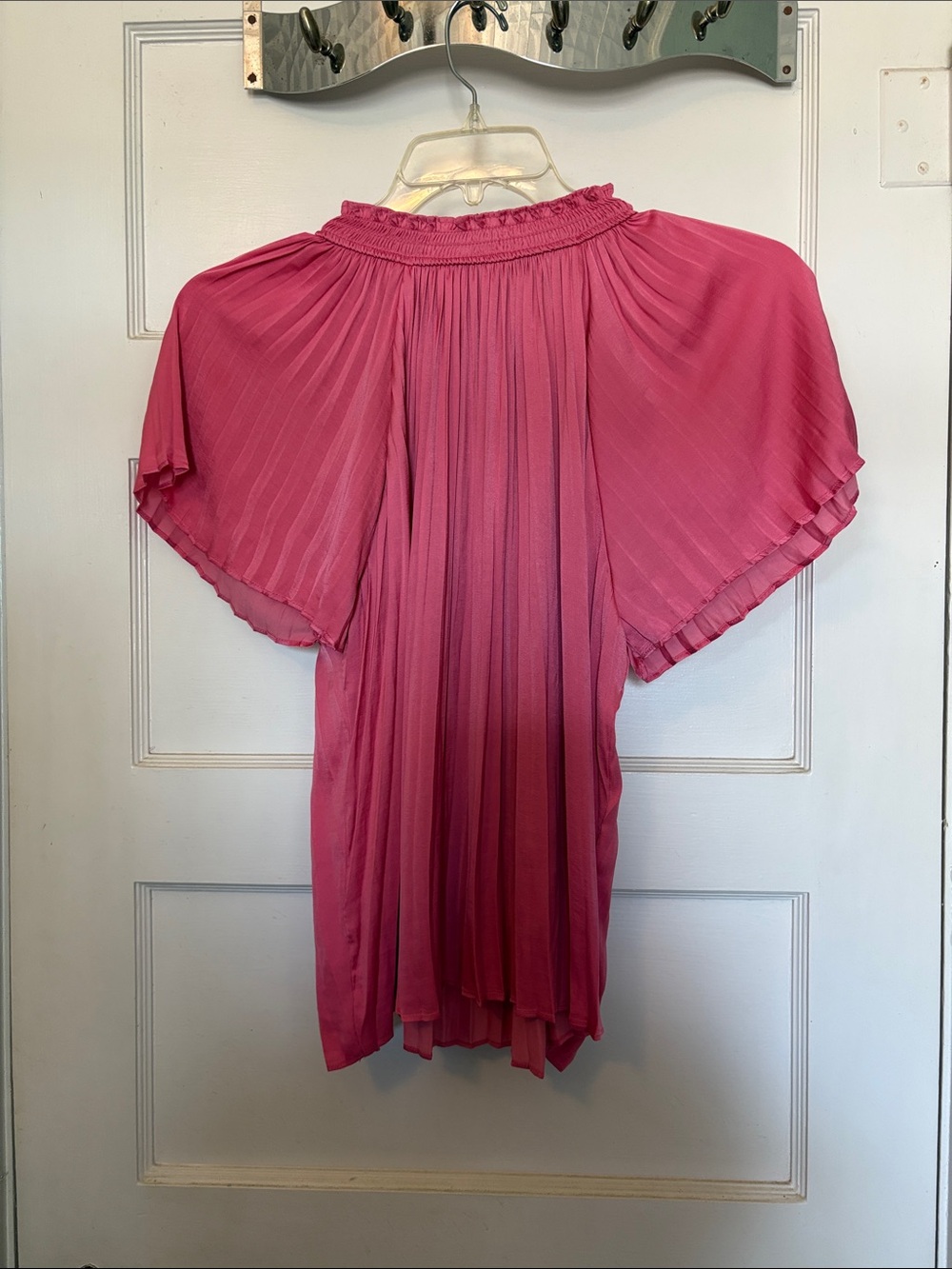Marc New York Women’s Pink Pleated Blouse Size M